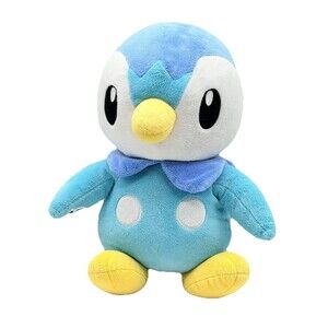 Build A Bear 2018 Pokemon Piplup Blue Penguin 15" Stuffed Plush Animal Washable